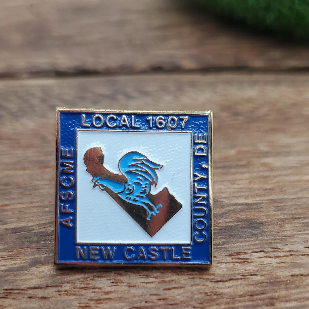 AFSCME Local 1607 Enamel Pin B556